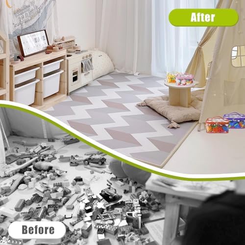 8 Pcs Large Clear Toy Storage Bags - Image 6