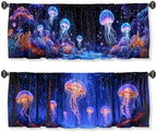 Forest Jellyfish Curtain Valance by Unknown