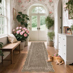 GarveeHome Scalloped Hallway Runner Rug 2.5x10 Non Slip Bedroom Rugs - Image 4