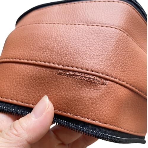 Soft Leather Stroller Handle Sleeve Cover Compatible - Image 4