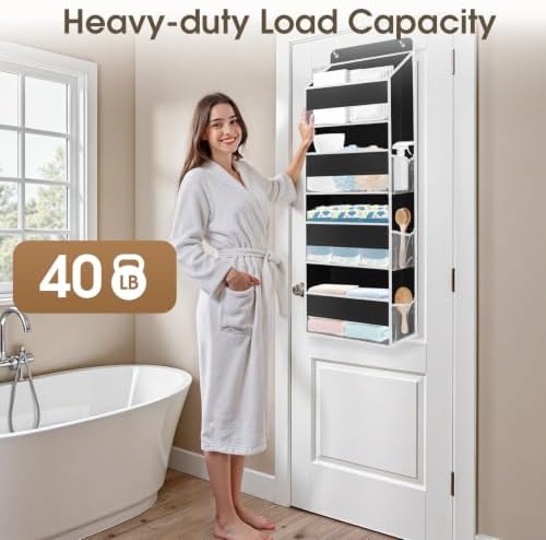 2 Pcs Over The Door Organizer Large Capacity Hanging Storage Room Organizer - Image 5