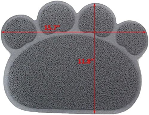 PVC Pet Dog Cat Puppy Kitten Dish Bowl Food Water Feeding Placemat, Non-Slip - Image 5