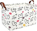 Valentine's Day Basket Gift for Empty Cute Heart Large Storage Bin for Kid and by ASKETAM