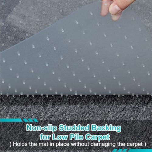 2 Pack Office Chair Mat for Carpets, Heavy Duty Under Desk Protector Carpeted - Image 3