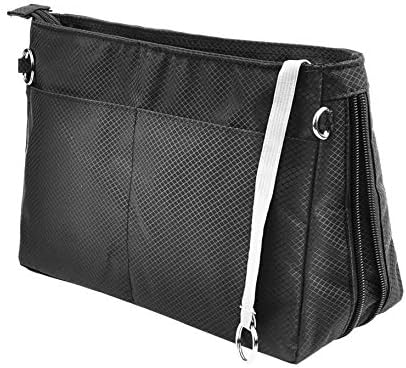 Vercord Expandable Nylon Handbag Purse Organizer Insert Liner Shaper Bag in Bag by Vercord