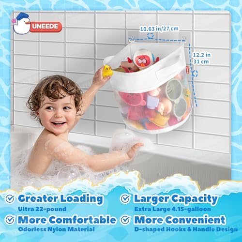 UNEEDE Baby Bath Kneeler and Elbow Rest Pad Set and, 4 Gallons Bathtub Toy - Image 4