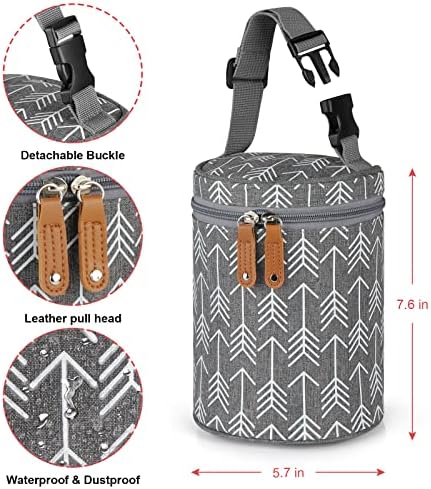 Accmor Breastmilk Cooler Bag, Insulated Baby Bottle Cooler Tote Bags - Image 3