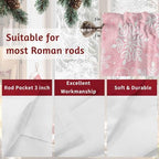 Vandarllin Christmas Kitchen Curtains Valances - Image 7