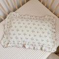 BuLuTu Cotton Muslin Ruffles Toddler Pillow Case by BuLuTu