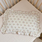 BuLuTu Cotton Muslin Ruffles Toddler Pillow Case by BuLuTu