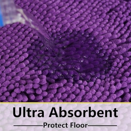 BOANKODU Toilet Rugs U-Shaped, Machine Washable, Bath Mats - Image 5
