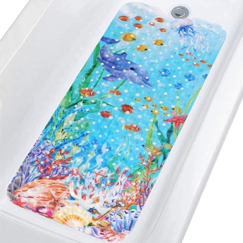 Topotdor Kids Bathtub Mat Non Slip, Tub Mat by Topotdor