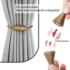 6 Pack Magnetic Curtain Tiebacks Rope Modern Handmade Curtain Tie Backs - Image 2