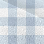 Dusty Blue Gingham Table Runner Blue Checkered Boy Girl Baby Shower Birthday - Image 4