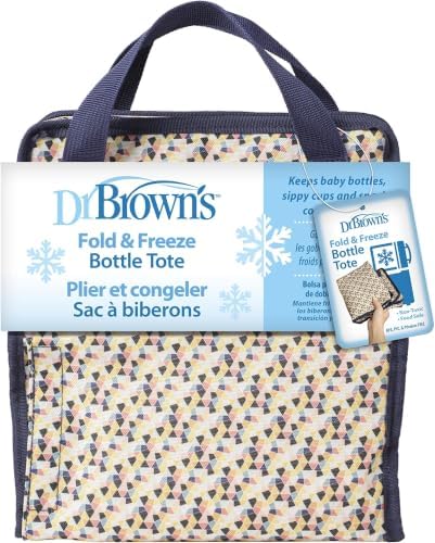 Dr. Brown's Fold & Freeze Bottle Tote, Breastfeeding Essential Cooler Bag by Unknown