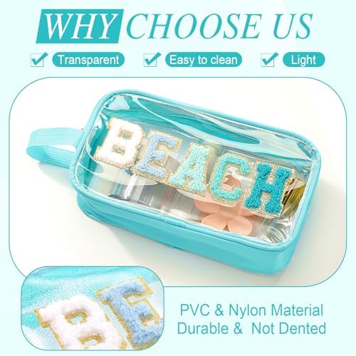 Kacctyen Clear Beach Pouch Bag Waterproof Swim Spf Makeup Sunscreen Bag - Image 3
