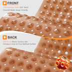 Yimobra Non Slip Bath Mat for Tub 40x16, Extra Long Bath Tub Mat - Image 3