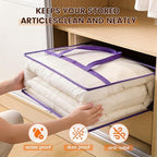 6 Pack 40L Clear Storage Bags - Image 5
