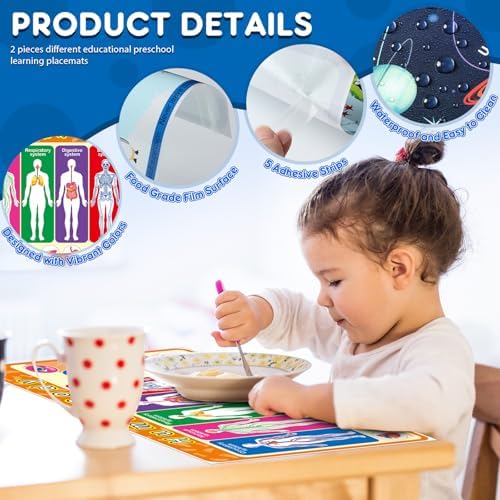 Patelai 20 Pcs Disposable Stick-on Placemats - Image 3