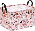 Gost Pattern Halloween Storage Basket Shelf Basket Storage Bin, Nursery Basket by KUNRO