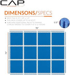 CAP Puzzle Exercise Mats | 1/2” Thick EVA Interlocking Foam Tiles - Image 4