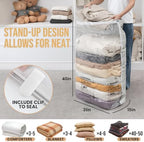 TAILI 10 Pack Vacuum Storage Bags, Jumbo Cube 31x40x15 Inch - Image 2