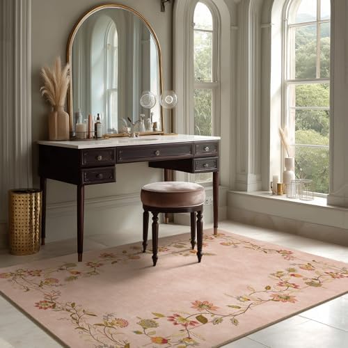 Washable Area Rugs for Living Room: 4x6 Bedroom Rug Non Slip Soft Carpet - Image 6