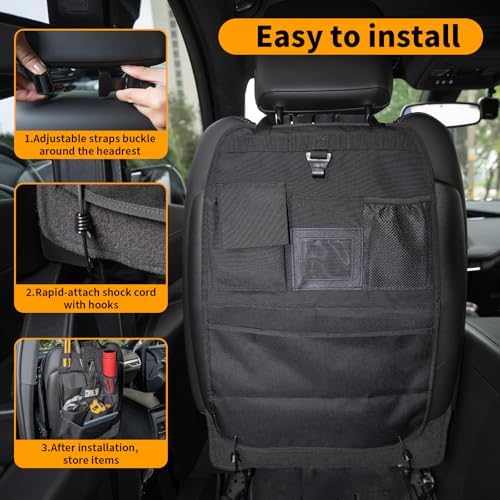 Back Seat Car Organizer with Car Storage Bags, Universal Car Organizers and - Image 4