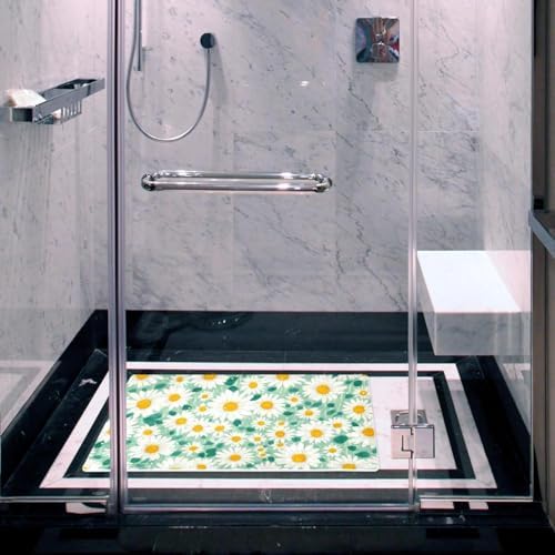 Bath Tub Shower Mat, Washable Bathtub Floor Mats, Suction Cups and Drain Holes - Image 6