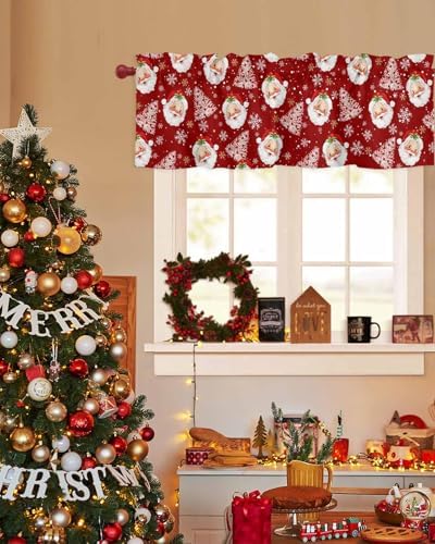 Vandarllin Christmas Kitchen Curtains Valances - Image 3