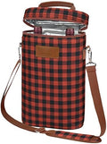 Tirrinia 2 Bottle Insulated Wine Tote Carrier Bag by Tirrinia