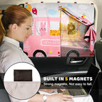 Car Window Shades, Cute Cartoon Auto Sunshades - Image 2