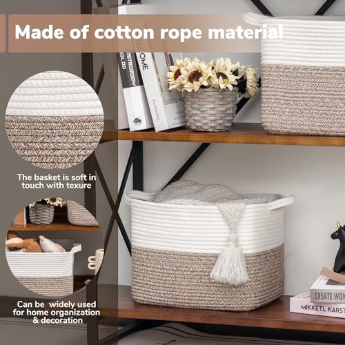 Goodpick Woven Storage Basket for Shelves - Image 4