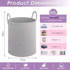 Large Laundry Basket, Laundry Hamper, Baby Hamper, Nursery Blanket Storage - Image 2