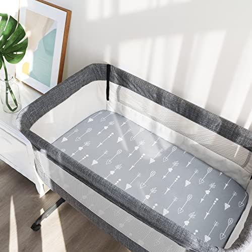 Baby Bassinet Sheets 4 Pack, Compatible - Image 6