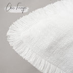Foindtower Decorative Linen Fringe Throw Pillow Covers Cozy Boho Farmhouse - Image 3