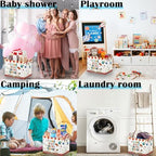 Runtoo Cool Kids Read Books Storage Bins Inspirational Quotes Book Basket Toys - Image 6