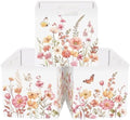 11.8" Wild Flower Storage Cube Organizer Set 3Pcs Clothes Storage Basket Bin by HUUMONSS