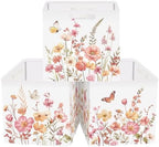 11.8" Wild Flower Storage Cube Organizer Set 3Pcs Clothes Storage Basket Bin by HUUMONSS