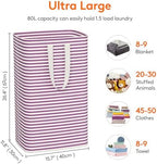 Lifewit 80L Large Laundry Baskets, 2 Pack, Reinforced Handles - Image 3