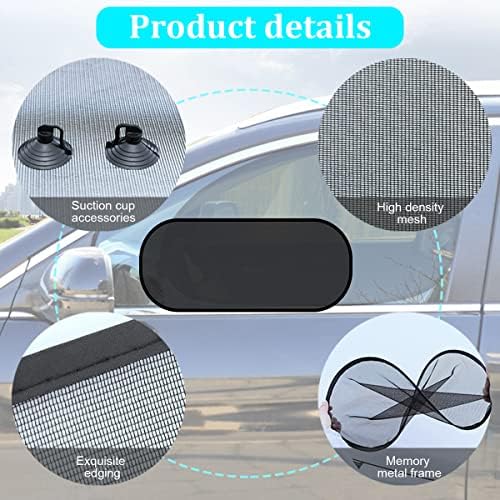 Moly Magnolia UV-Blocking Car Window Sunshades - Image 3