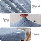 Genina Waterproof Dining Chair Covers Set of 4 Parsons Chair Slipcovers - Image 3