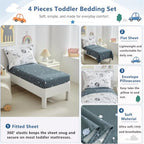 DuShow 4 Piece Toddler Bedding Set - Image 2