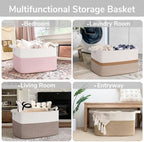 Goodpick Large Woven Rope Blanket Basket - Image 4