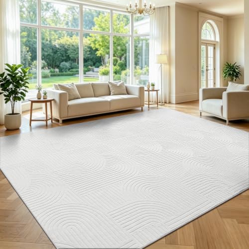 Pauwer 9x12 Area Rugs for Living Room, Modern Non Slip Washable Rug by Pauwer