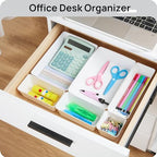 Vtopmart 44 PCS Plastic Drawer Organizer Set, Vanity Organizer Trays - Image 6