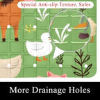 Bath Tub Shower Mat, Washable Bathtub Floor Mats, Suction Cups and Drain Holes - Image 2