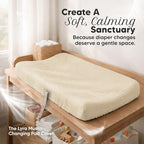2-Pack Muslin Diaper Changing Pad Covers Boy, Soft Breathable - Image 2