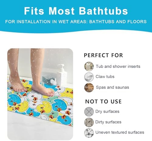 XIYUNTE Bath Mat for Tub Non Slip Bathtub Mat Non Slip 40x16 Baby Bath Mat - Image 6