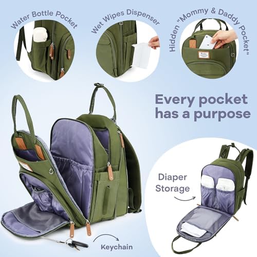 RUVALINO Baby Diaper Bag Backpack - Image 3